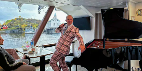 Aksel concert on the Oslo Fjord