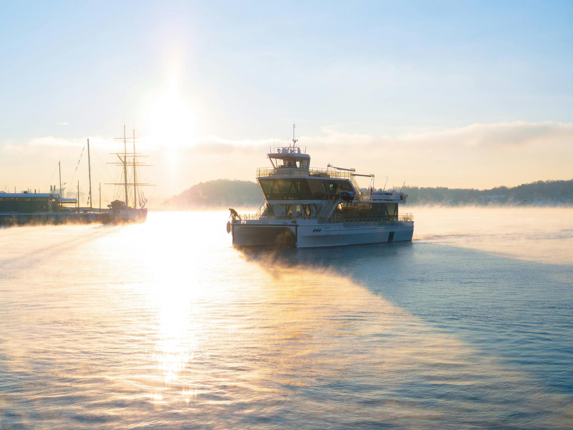 MS Brisen surrounded by morning fog in winter Shawn van Zyl 10