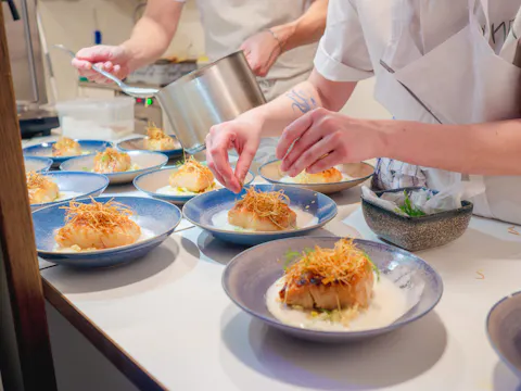 Einer preparing main course for ODC Shawn van Zyl 5