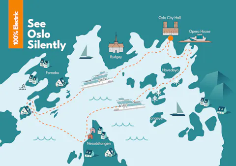 Oslo Sightseeing Map 2025